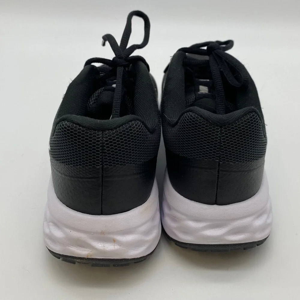 Nike Revolution 6 Next Nature Womens 5.5 Black White Running Shoes DC3729-003